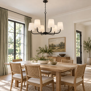 Lampadario a bracci sottile Davenis