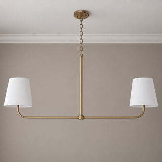 Lampadario a bracci sottile Davenis