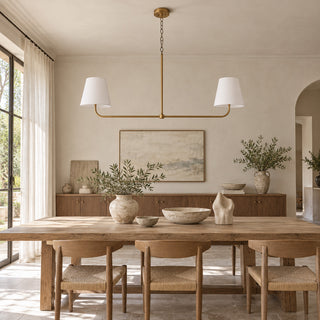 Lampadario a bracci sottile Davenis