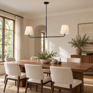 Lampadario a bracci sottile Davenis