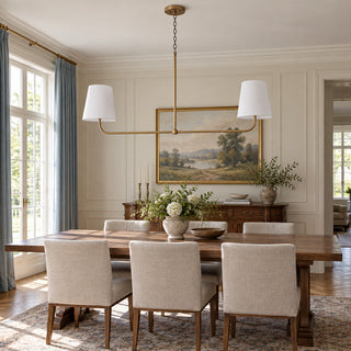 Lampadario a bracci sottile Davenis