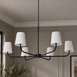 Lampadario a bracci sottile Davenis