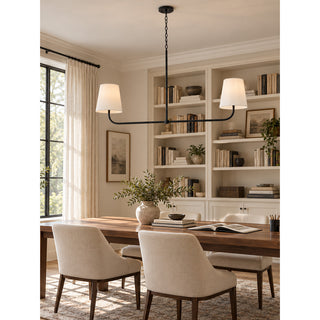 Lampadario a bracci sottile Davenis