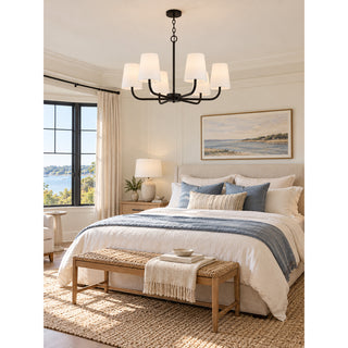 Lampadario a bracci sottile Davenis