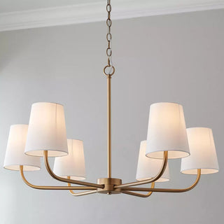 Lampadario a bracci sottile Davenis