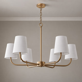Lampadario a bracci sottile Davenis