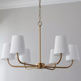 Lampadario a bracci sottile Davenis