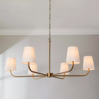 Lampadario a bracci sottile Davenis