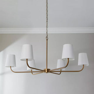 Lampadario a bracci sottile Davenis