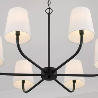 Lampadario a bracci sottile Davenis