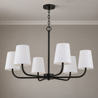Lampadario a bracci sottile Davenis