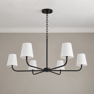 Lampadario a bracci sottile Davenis