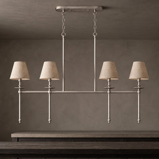 Elora Bobeche Linen Chandelier
