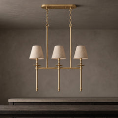 Natural Brass & Off-White