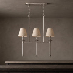 Satin Nickel & Off-White