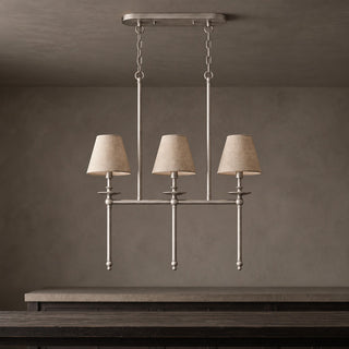 Elora Bobeche Linen Chandelier