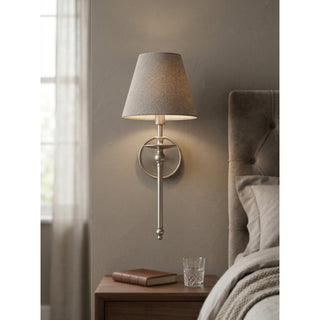 Elora Bobeche Linen Sconce