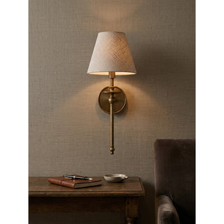 Elora Bobeche Linen Sconce