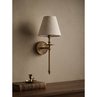 Elora Bobeche Linen Sconce