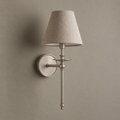 Satin Nickel & Off-White