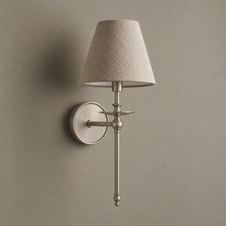 Elora Bobeche Linen Sconce