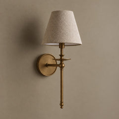 Lacquered Burnished Brass & Off-White