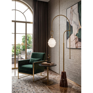 Kalyra Arched Marble Floor Lamp
