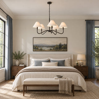 Lampadario Karisia Swooping-Arm