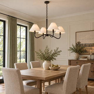 Lampadario Karisia Swooping-Arm