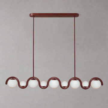 5+4 têtes (Canopy rectangulaire) : L 72,8″ x H 9,4″