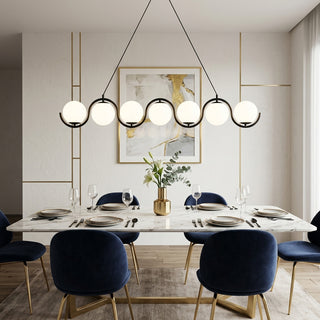 Lenox Wave Linear Chandelier