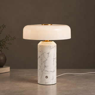 Lunara Marble Table Lamp (Built-in Battery)