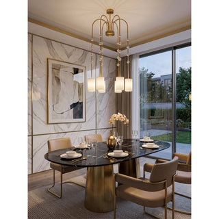 Lyraea Crystal Cascade Chandelier
