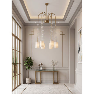 Lyraea Crystal Cascade Chandelier