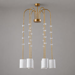 Vintage Brass & White