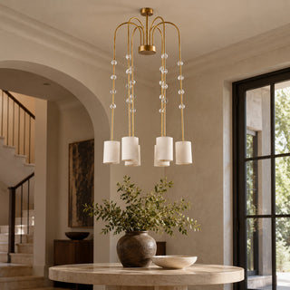 Lyraea Crystal Cascade Chandelier