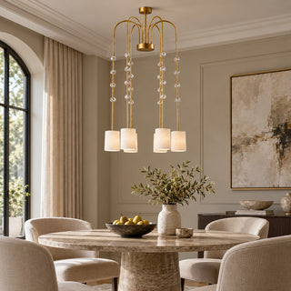 Lyraea Crystal Cascade Chandelier