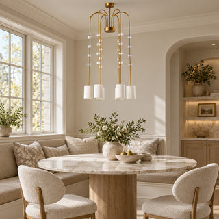 Lyraea Crystal Cascade Chandelier