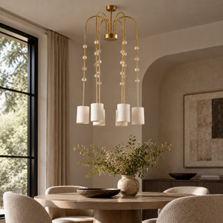 Lyraea Crystal Cascade Chandelier
