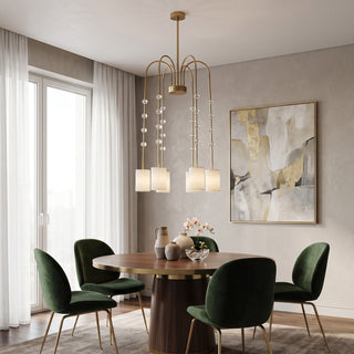 Lyraea Crystal Cascade Chandelier