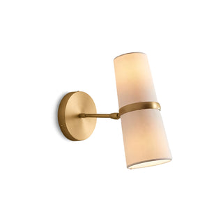 Maelor Canted Linen Sconce