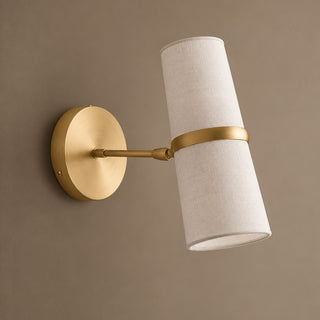 Maelor Canted Linen Sconce