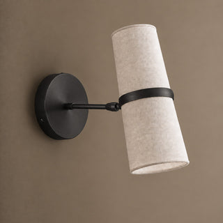 Maelor Canted Linen Sconce