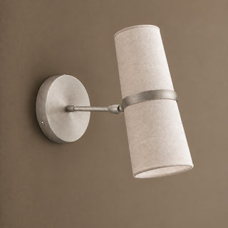 Maelor Canted Linen Sconce
