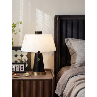 Nalora Tapered Alabaster Table Lamp