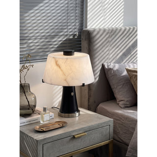 Nalora Tapered Alabaster Table Lamp