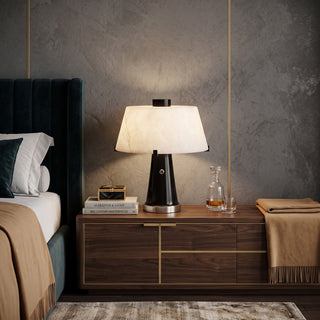 Nalora Tapered Alabaster Table Lamp