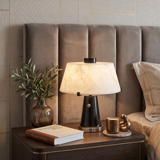 Nalora Tapered Alabaster Table Lamp