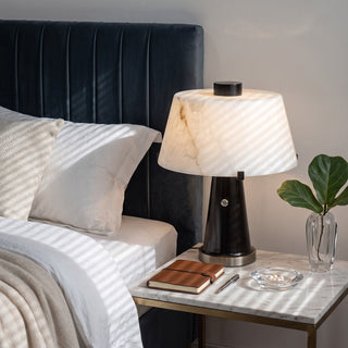 Nalora Tapered Alabaster Table Lamp