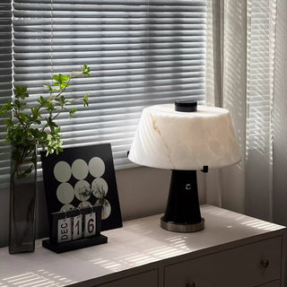 Nalora Tapered Alabaster Table Lamp